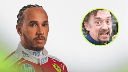 ‘Why did you choose him?’ – Lewis Hamilton laughs at ‘very strange’ Richard Hammond message