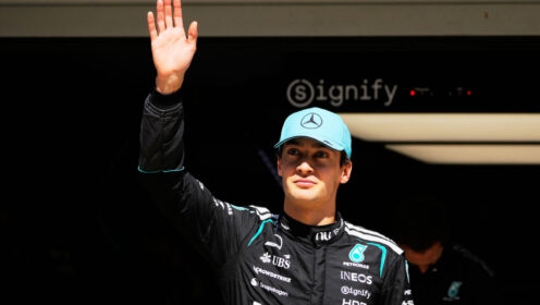 George Russell storms to Chinese Grand Prix Sprint pole ahead of Kimi Antonelli