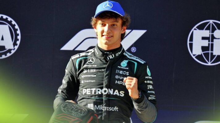 Mercedes' Kimi Antonelli at the 2026 Chinese Grand Prix.