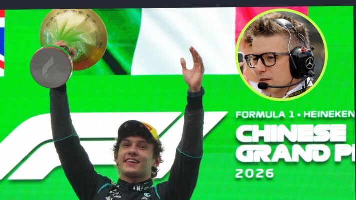 Mercedes' Kimi Antonelli won his first race at the 2026 Chinese Grand Prix.