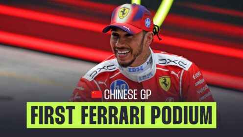 How Lewis Hamilton overcame thrilling Leclerc battle for first Ferrari podium