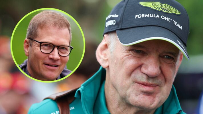 Aston Martin team boss Adrian Newey at the 2026 Australian Grand Prix.