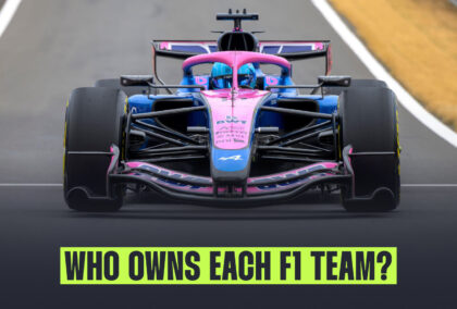 The Alpine F1 car