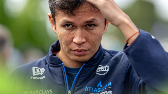 Alex Albon with Williams