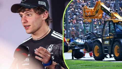 Kimi Antonelli reveals ligament strain behind wrist brace after China win