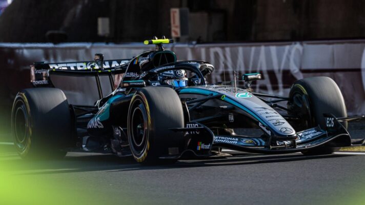 Mercedes' Kimi Antonelli at the 2026 Japanese Grand Prix.