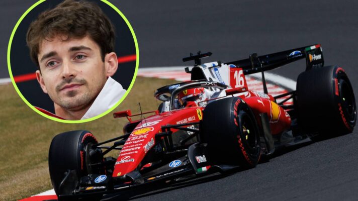 Ferrari's Charles Leclerc at the 2026 Japanese Grand Prix.