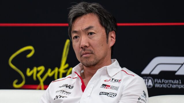 Haas team principal Ayao Komatsu