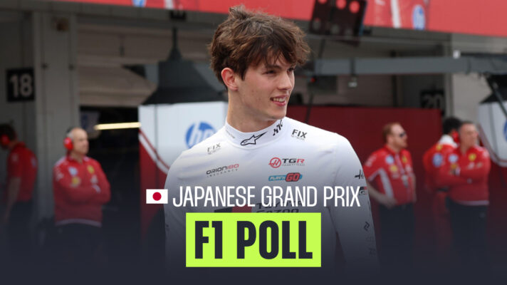 F1 poll as Oliver Bearman crashes out at Suzuka.
