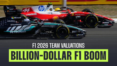 F1 team valuations surge as Ferrari tops billion-dollar boom
