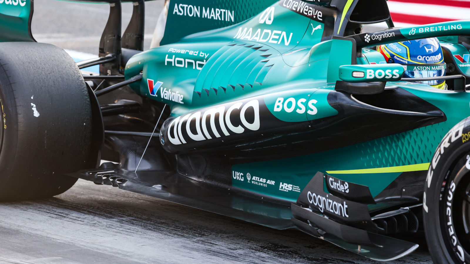 Aston Martin AMR26 sidepods