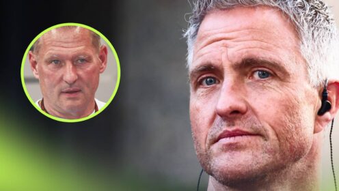 Jos Verstappen makes contact with Ralf Schumacher after ‘bulls**t’ claim