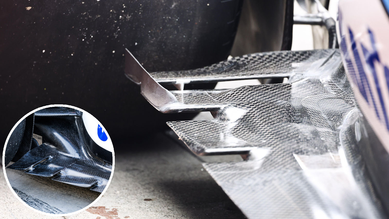 Williams FW48 floor slots