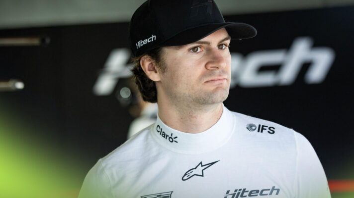 Hitech driver Colton Herta pictured at the Melbourne 2026 Formula 2 round