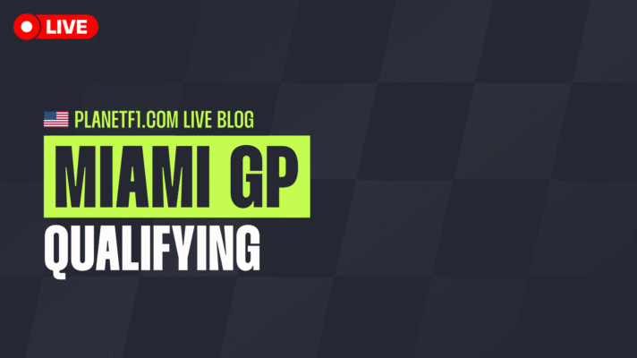 F1 live action from qualifying at the 2026 Miami Grand Prix.