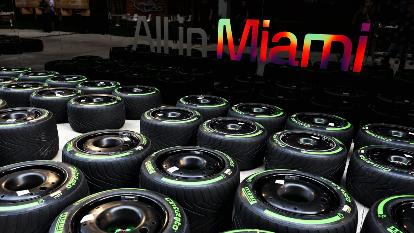 Intermediate tyres being readied in Miami