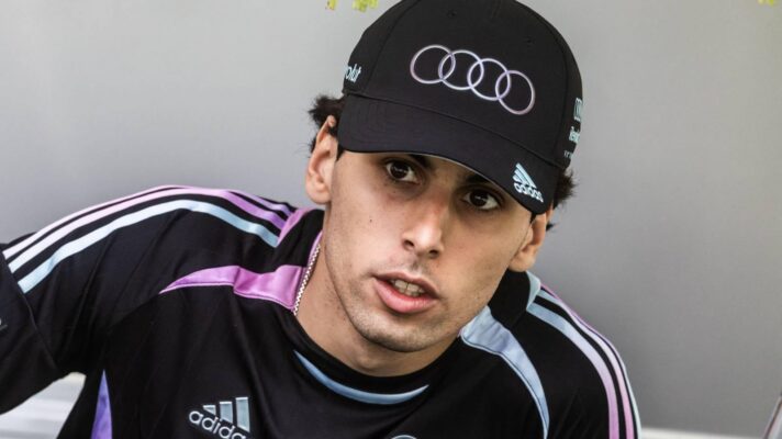 Audi F1 driver Gabriel Bortoleto pictured at the 2026 Miami Grand Prix