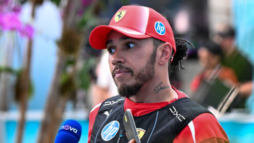 Lewis Hamilton eyes Miami rain chance after Ferrari qualifying progress