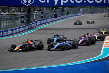 Race action during the 2026 Miami Grand Prix.