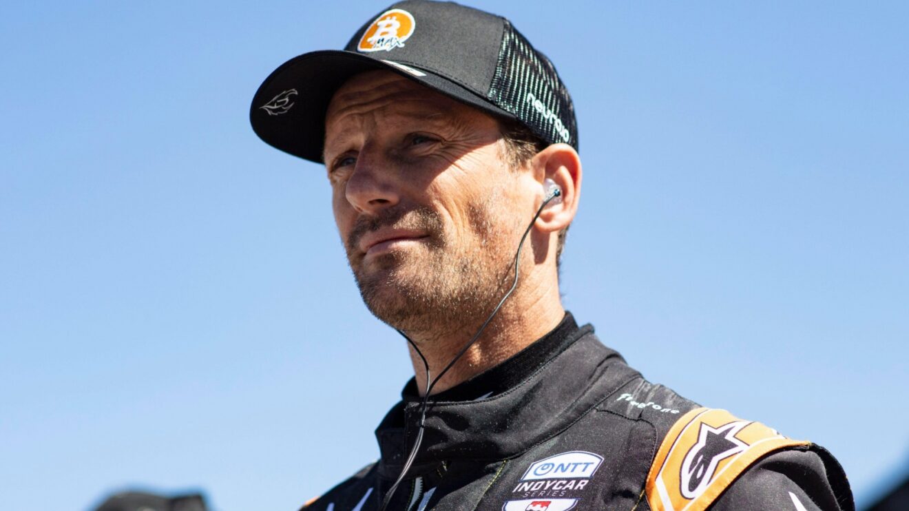 IndyCar driver Romain Grosjean pictured at the Phoenix Raceway, 2026