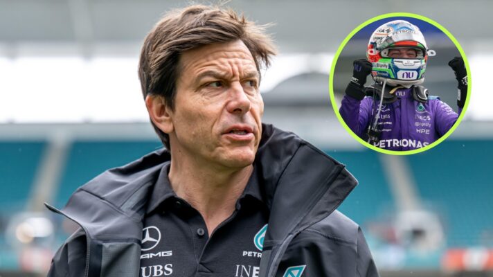 Toto Wolff and Kimi Antonelli