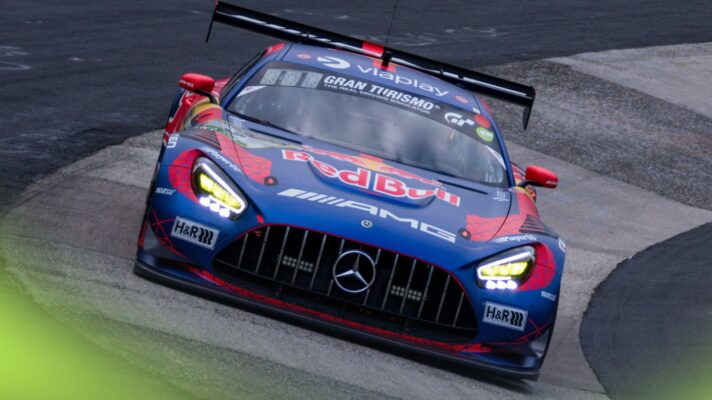 Max Verstappen driving the Mercedes AMG GT3 Evo at the Nurburging Nordschleife in 2026