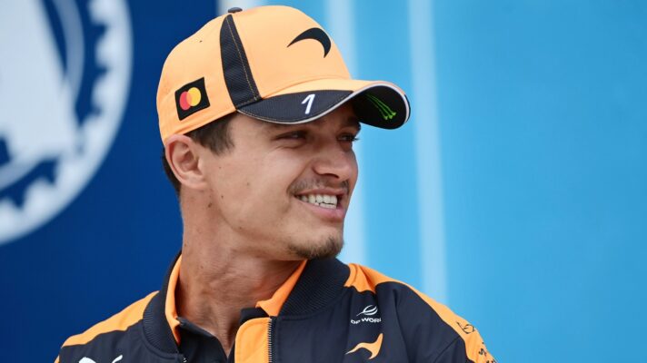 Lando Norris smiling