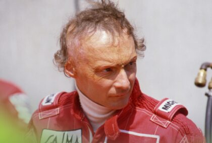 Niki Lauda after his crash