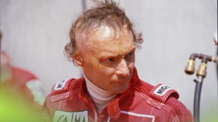 Niki Lauda after his crash