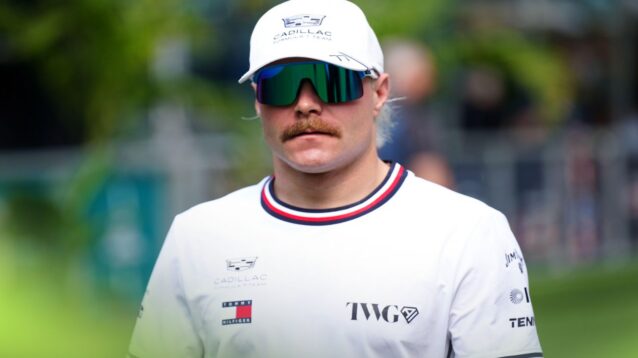 Cadillac F1 driver Valtteri Bottas pictured at the 2026 Miami Grand Prix
