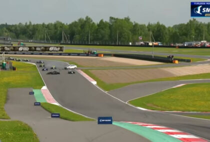 SMP F4 Safety Car crash unfolds