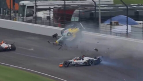 WATCH! Former F1 driver’s 500 hopes hang in balance after horror practice crash