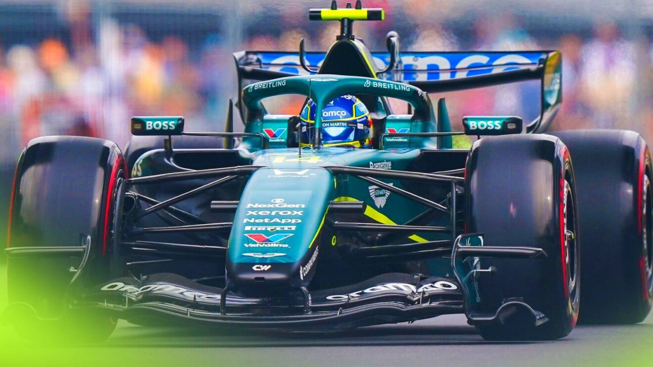 Aston Martin's Fernando Alonso during the 2026 Canadian Grand Prix.