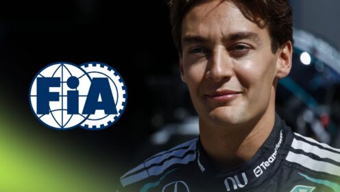 Martin Brundle reacts as FIA hands George Russell suspended fine