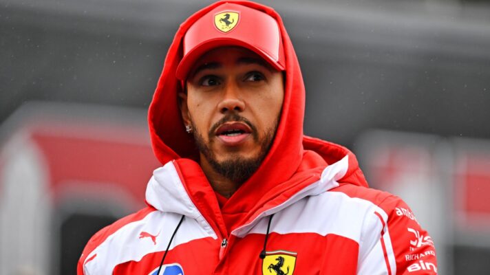 Ferrari driver Lewis Hamilton pictured at the 2026 Canadian Grand Prix