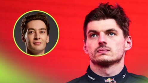 ‘Never say never’ – George Russell issues surprise response to Max Verstappen question