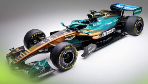 Aston Martin reveals striking colour-changing Monaco GP livery