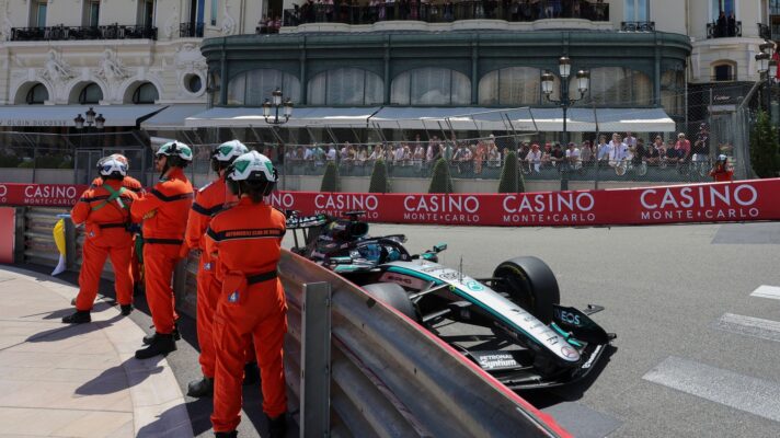Full F1 results from Free Practice 3 at the Monaco Grand Prix.