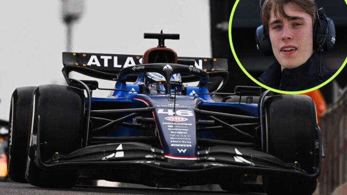 Williams' Luke Browning will drive in FP1 in Spain this weekend.