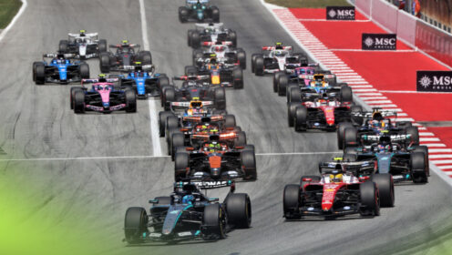 F1 results: Barcelona Grand Prix – Hamilton claims first Ferrari win, agony for Antonelli