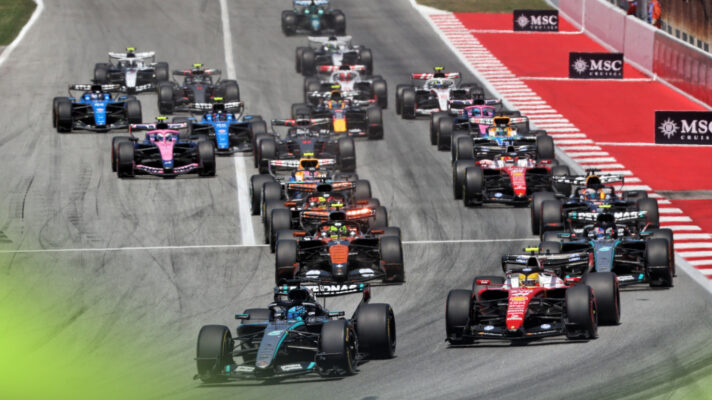 Complete F1 results from the Barcelona GP.