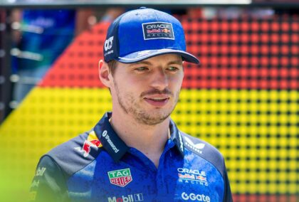 Red Bull's Max Verstappen at the 2026 Barcelona Grand Prix.