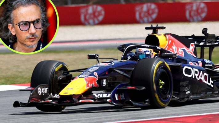 Red Bull's Max Verstappen at the 2026 Barcelona Grand Prix.