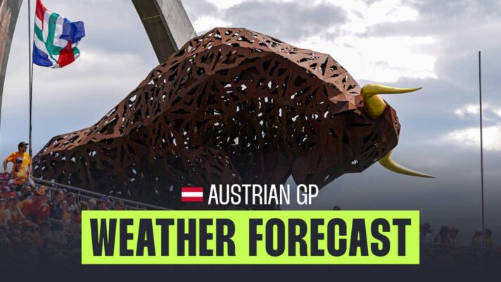 The 2026 Austrian Grand Prix weather forecast.