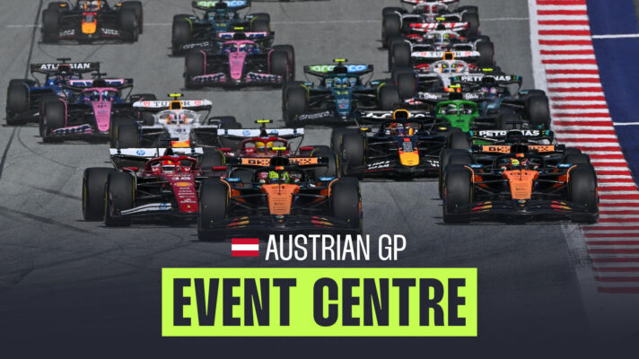 Austrian Grand Prix 2026 live event centre; full schedule, results, preview, weather, and more.