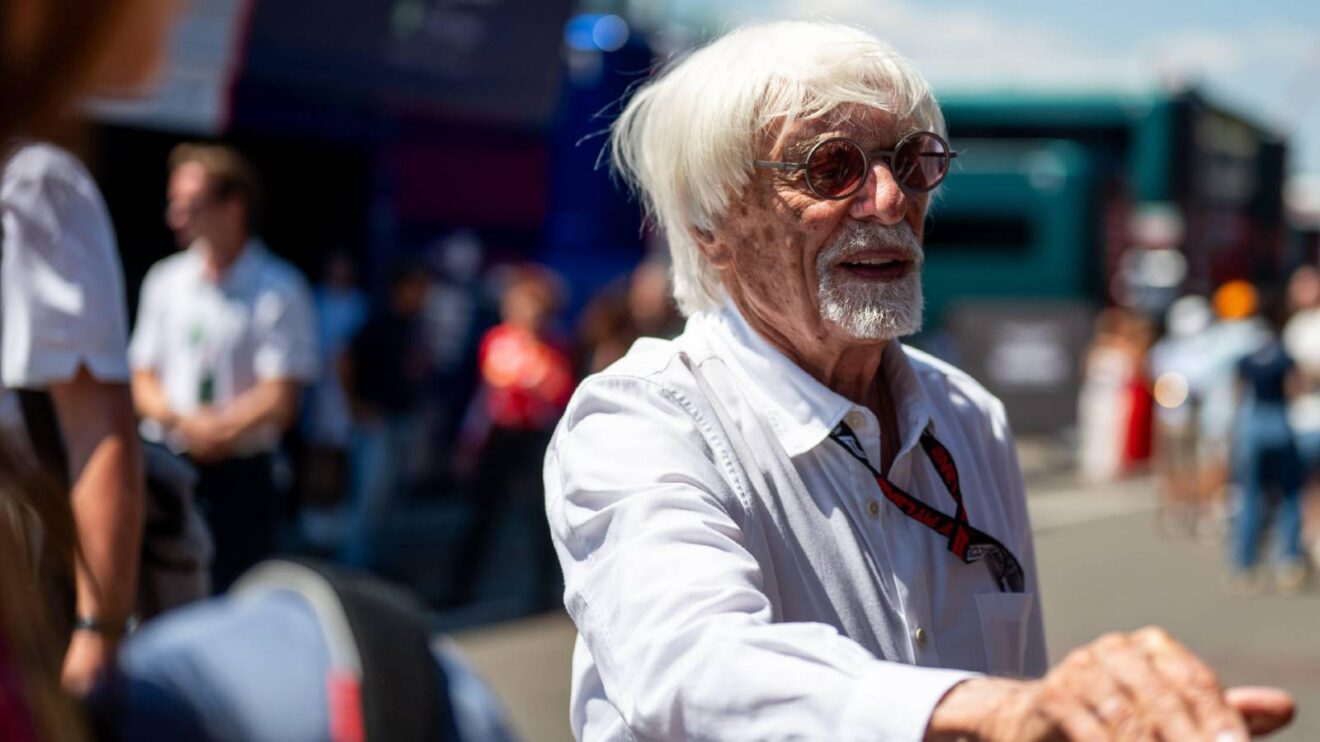 Former F1 chief Bernie Ecclestone, pictured at the 2026 Austrian Grand Prix.