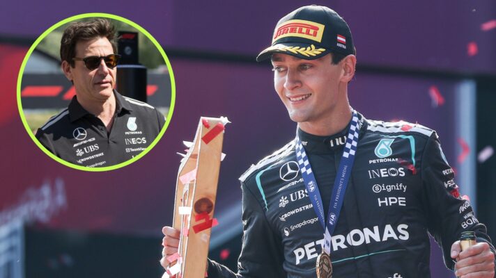 Toto Wolff and George Russell