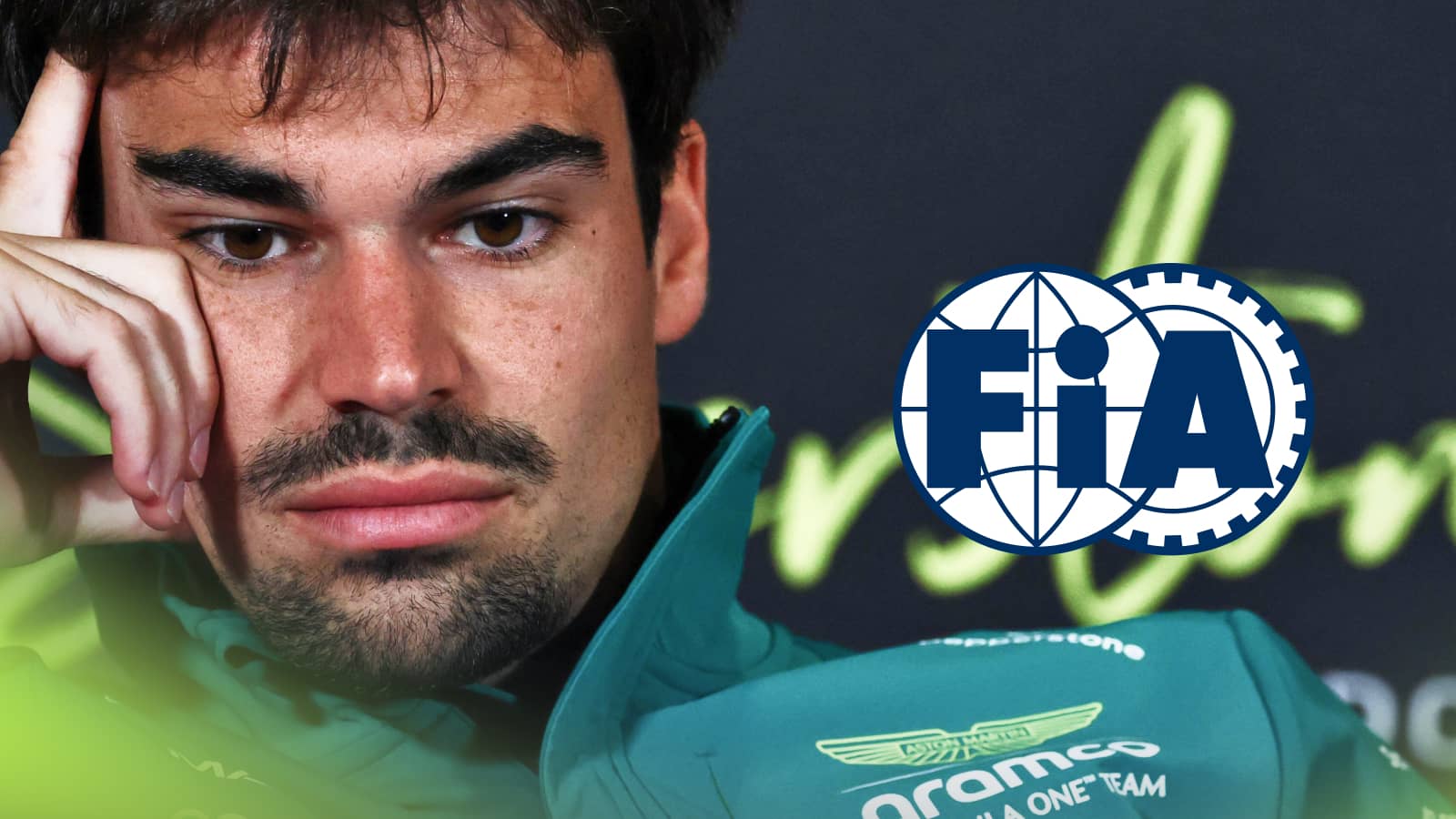 Lance Stroll on track at the British Grand Prix