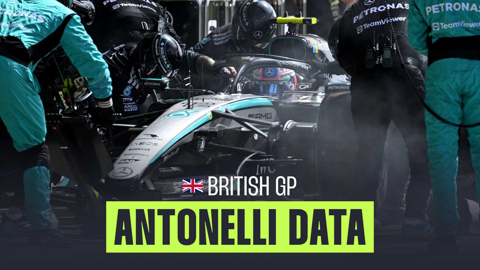 Kimi Antonelli data reveals if British GP victory was stolen from his grasp