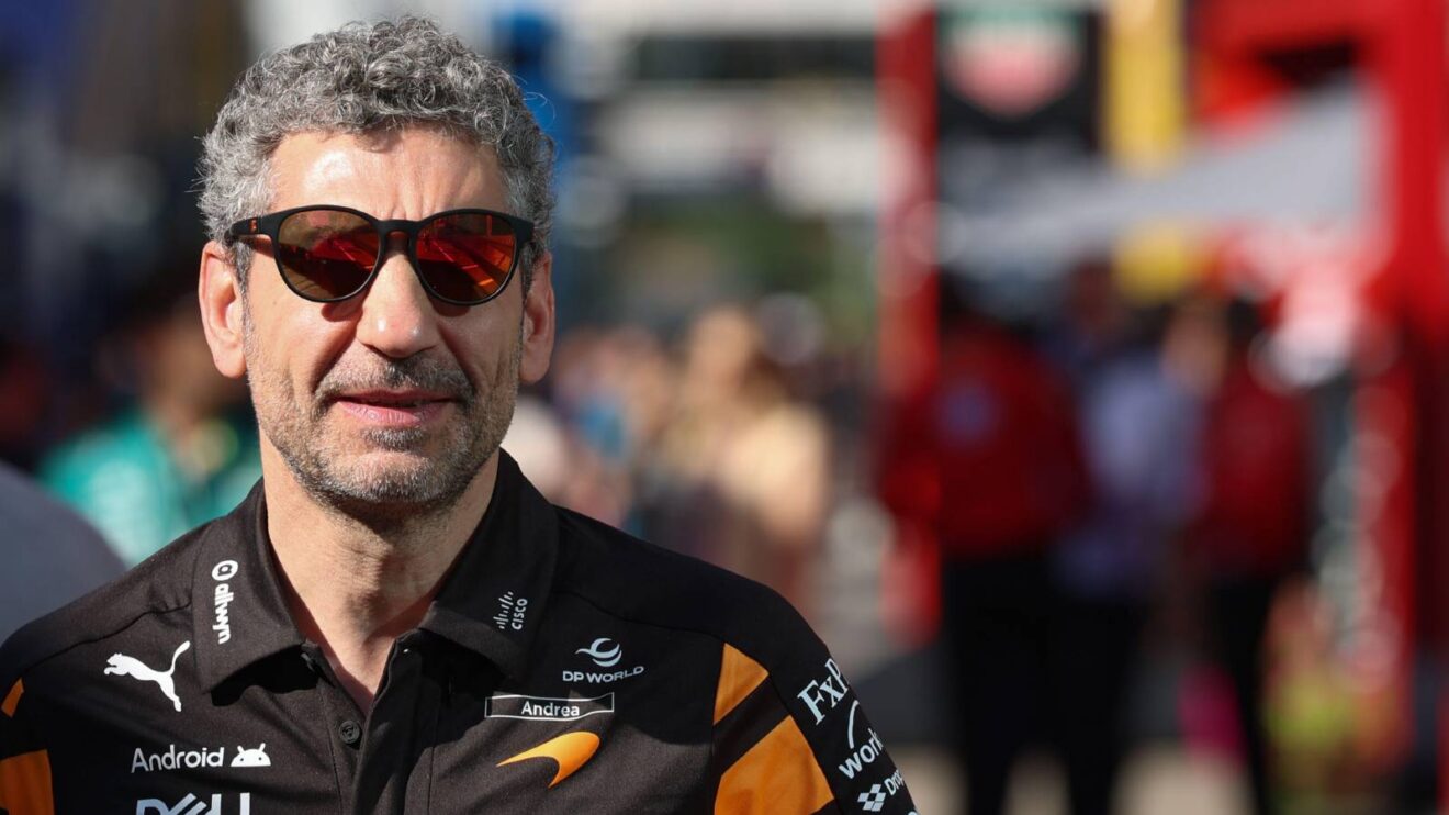McLaren's Andrea Stella at the 2026 Austrian Grand Prix.